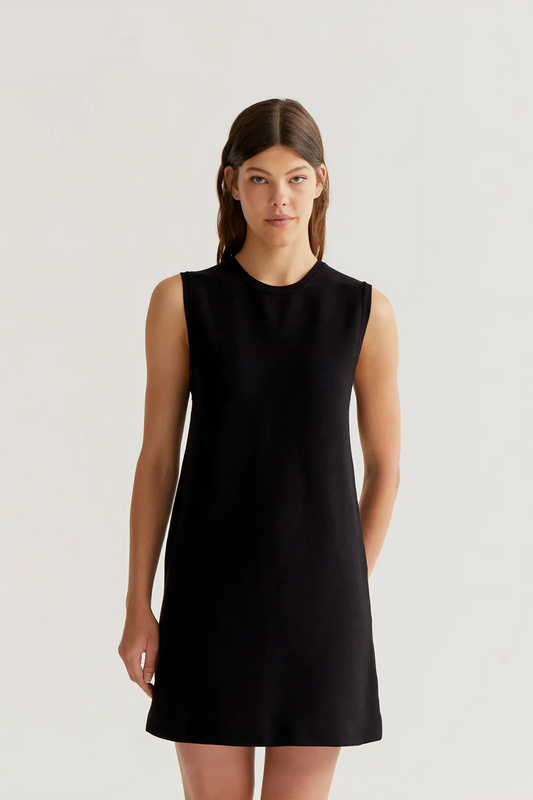 VESTIDO CORTO PUNTO NEGRO COMPAÑÍA FANTÁSTICA