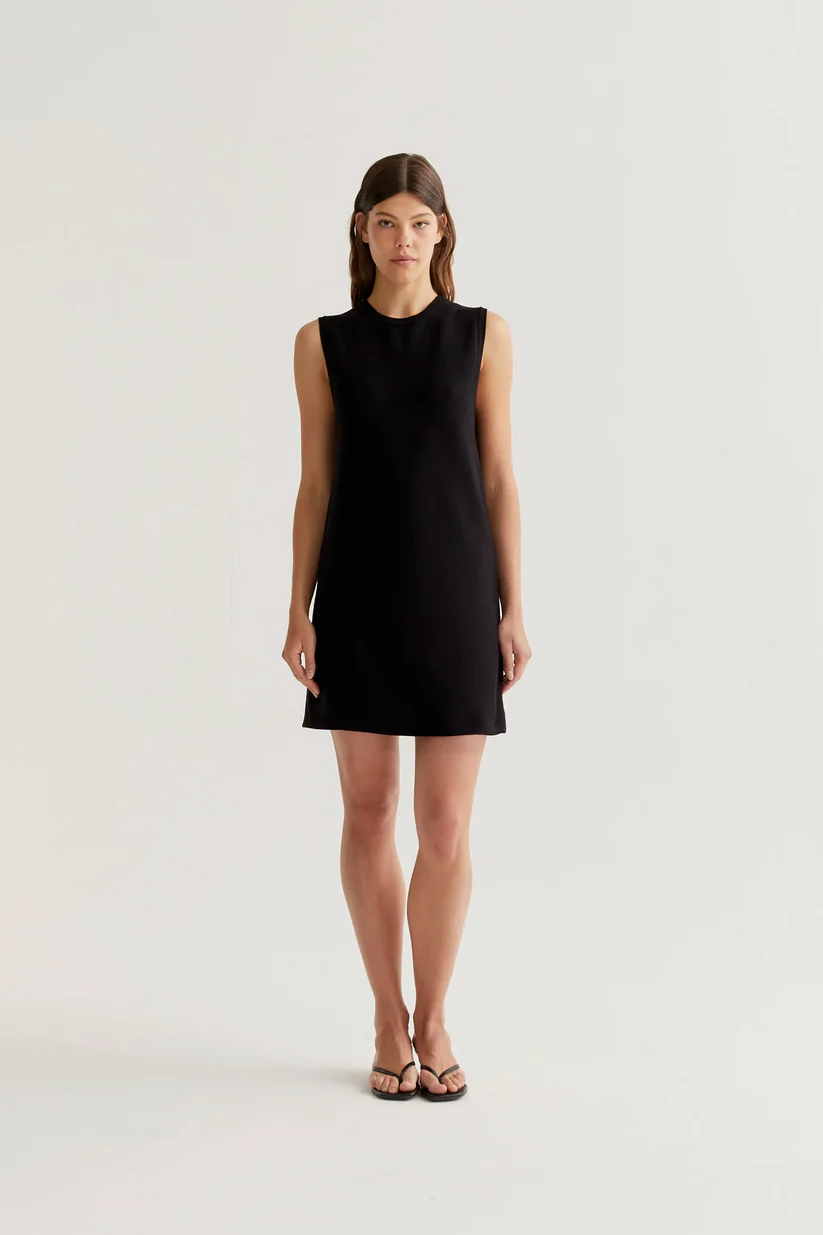 VESTIDO CORTO PUNTO NEGRO COMPAÑÍA FANTÁSTICA