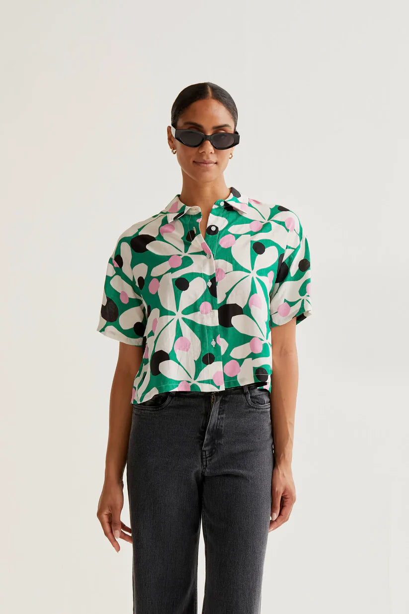 CAMISA ESTAMPADO HOSTA COMPAÑÍA FANTÁSTICA