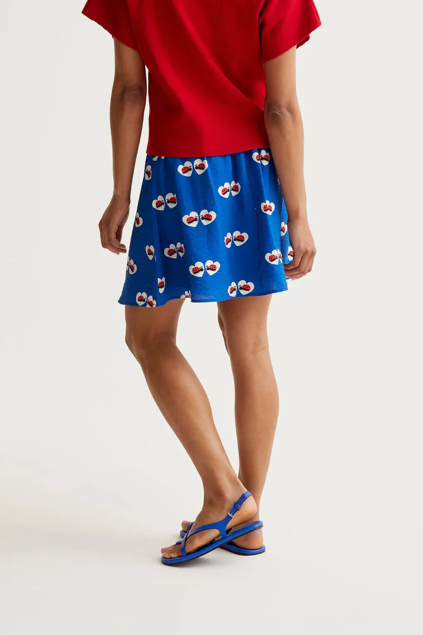 FALDA CORTA ESTAMPADO COCCINELLA COMPAÑÍA FANTÁSTICA
