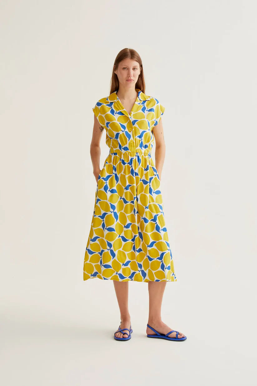 VESTIDO MIDI ESTAMPADO LIMONCELLO COMPAÑÍA FANTÁSTICA