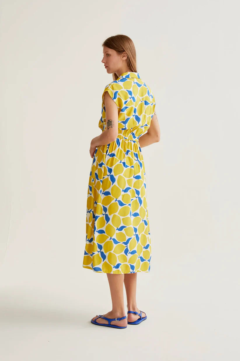 VESTIDO MIDI ESTAMPADO LIMONCELLO COMPAÑÍA FANTÁSTICA