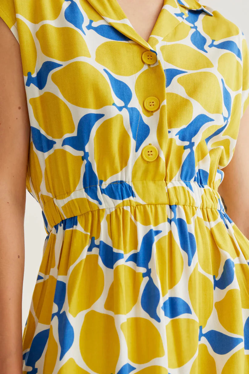 VESTIDO MIDI ESTAMPADO LIMONCELLO COMPAÑÍA FANTÁSTICA