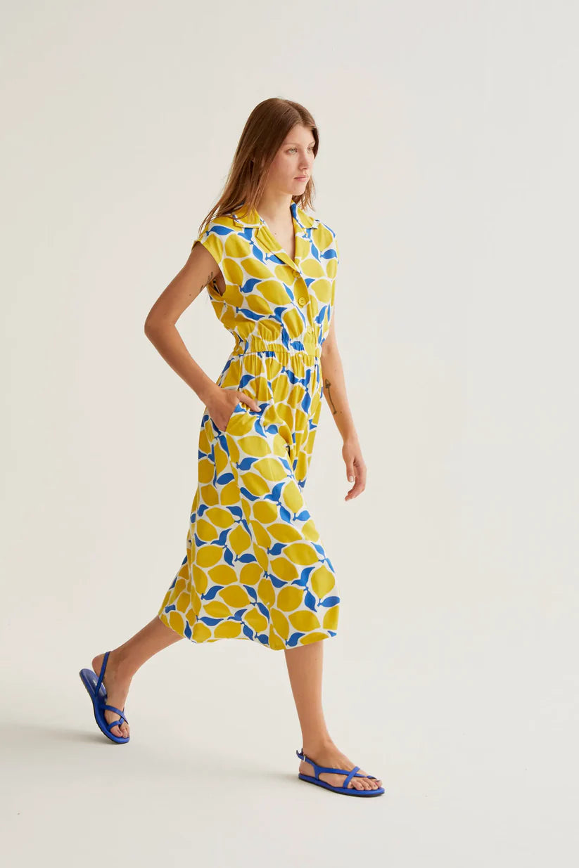VESTIDO MIDI ESTAMPADO LIMONCELLO COMPAÑÍA FANTÁSTICA