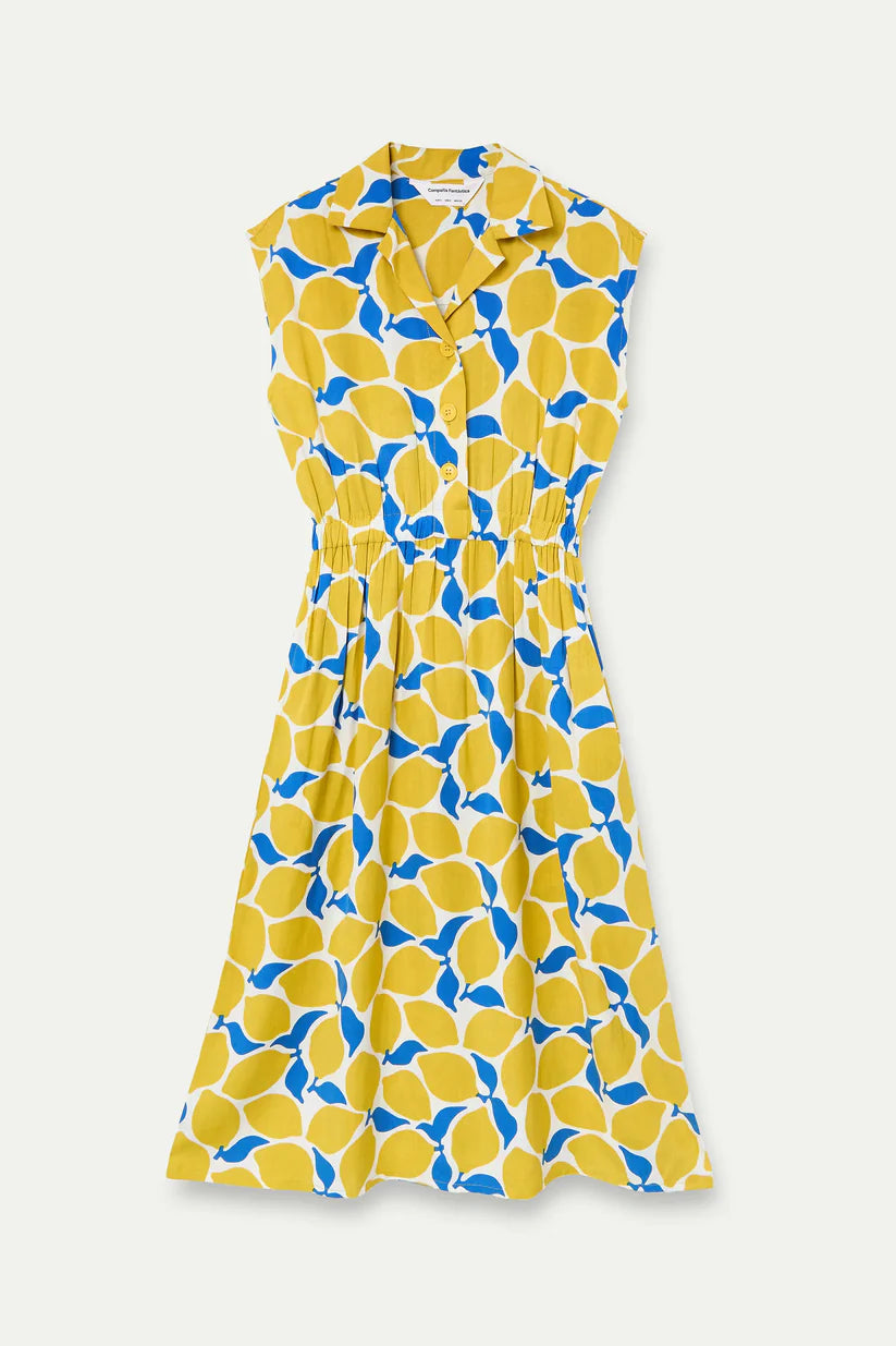VESTIDO MIDI ESTAMPADO LIMONCELLO COMPAÑÍA FANTÁSTICA