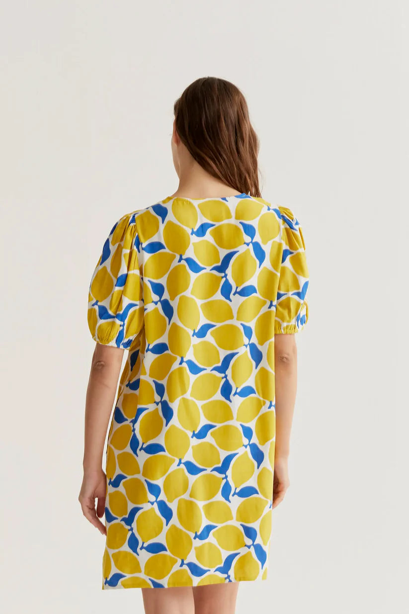 VESTIDO CORTO ESTAMPADO LIMONCELLO COMPAÑÍA FANTÁSTICA
