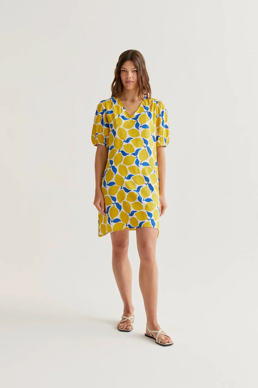 VESTIDO CORTO ESTAMPADO LIMONCELLO COMPAÑÍA FANTÁSTICA