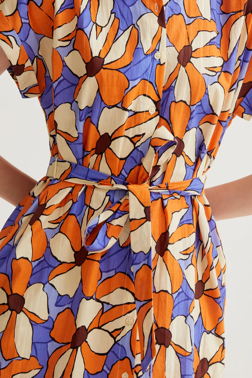 VESTIDO MIDI ESTAMPADO MARIGOLD COMPAÑÍA FANTÁSTICA