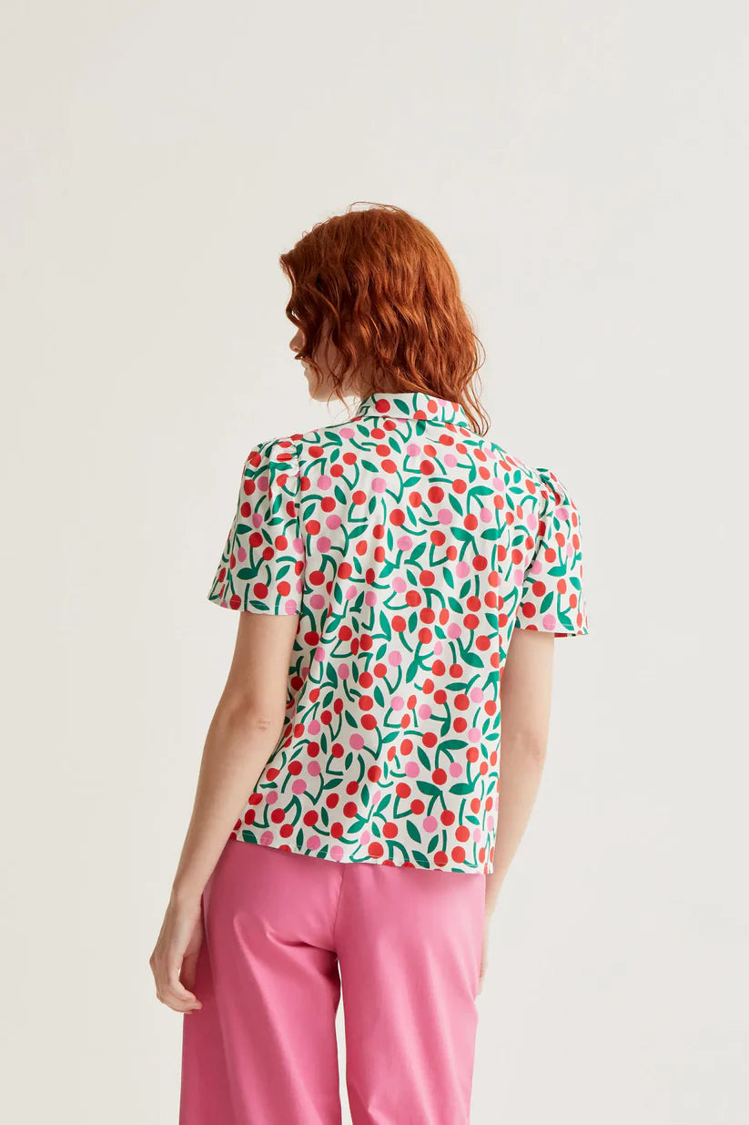 CAMISA ESTAMPADO GUINDA COMPAÑÍA FANTÁSTICA