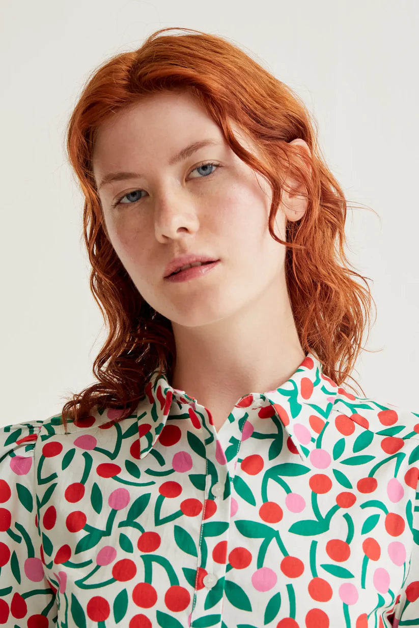 CAMISA ESTAMPADO GUINDA COMPAÑÍA FANTÁSTICA