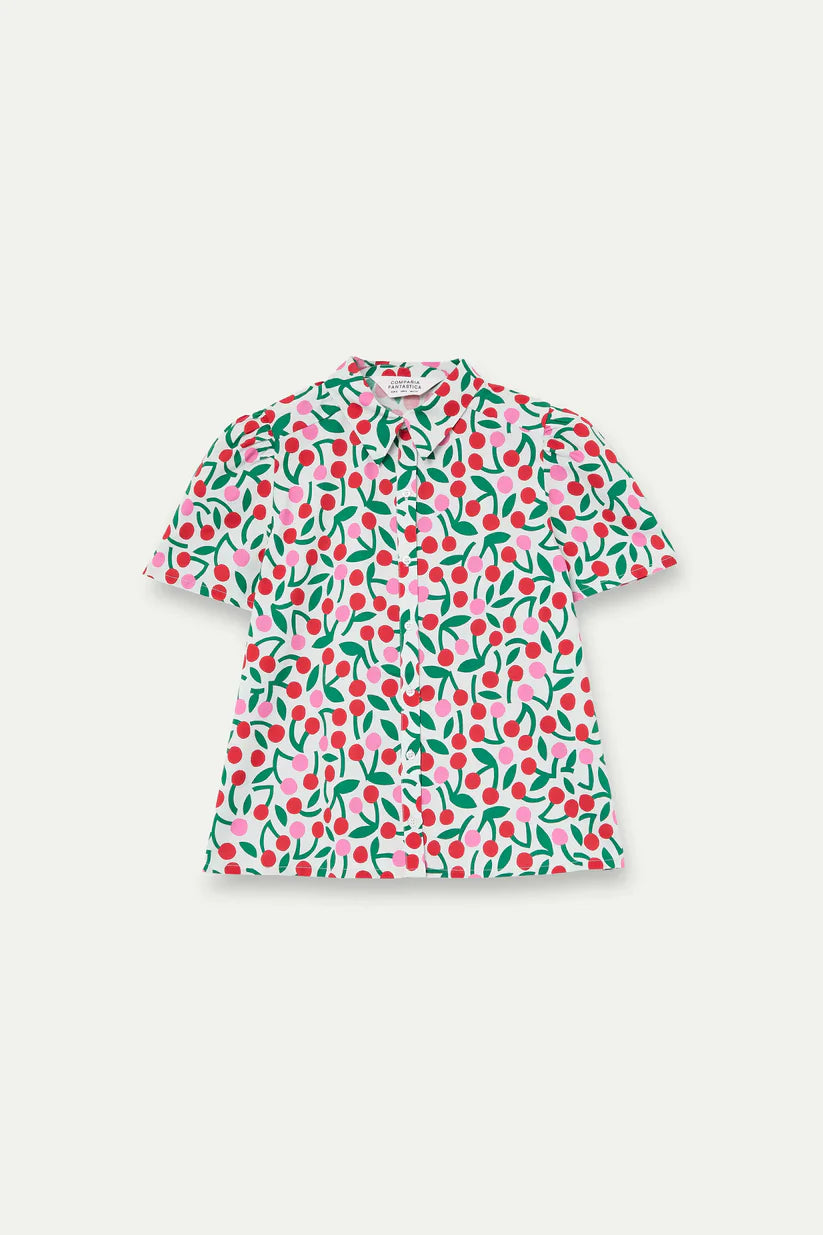 CAMISA ESTAMPADO GUINDA COMPAÑÍA FANTÁSTICA
