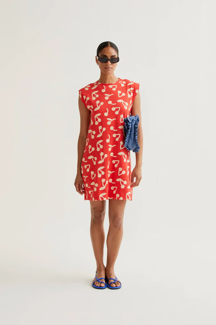 VESTIDO CORTO ESTAMPADO RED GUINDA COMPAÑÍA FANTÁSTICA