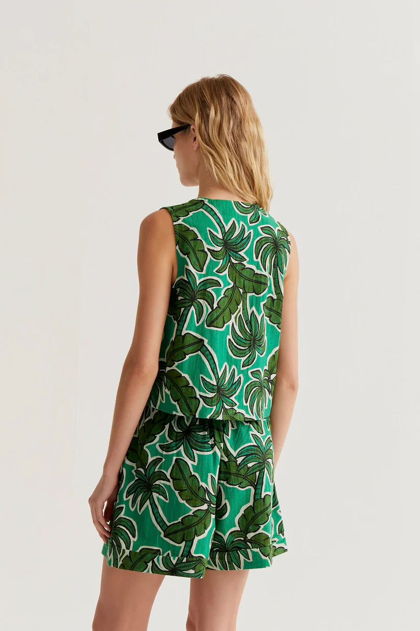 CHALECO ESTAMPADO PALM TREE COMPAÑÍA FANTÁSTICA