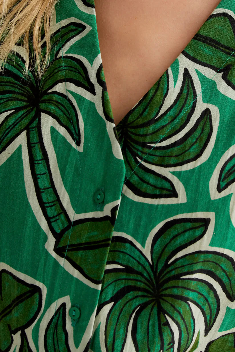 CHALECO ESTAMPADO PALM TREE COMPAÑÍA FANTÁSTICA