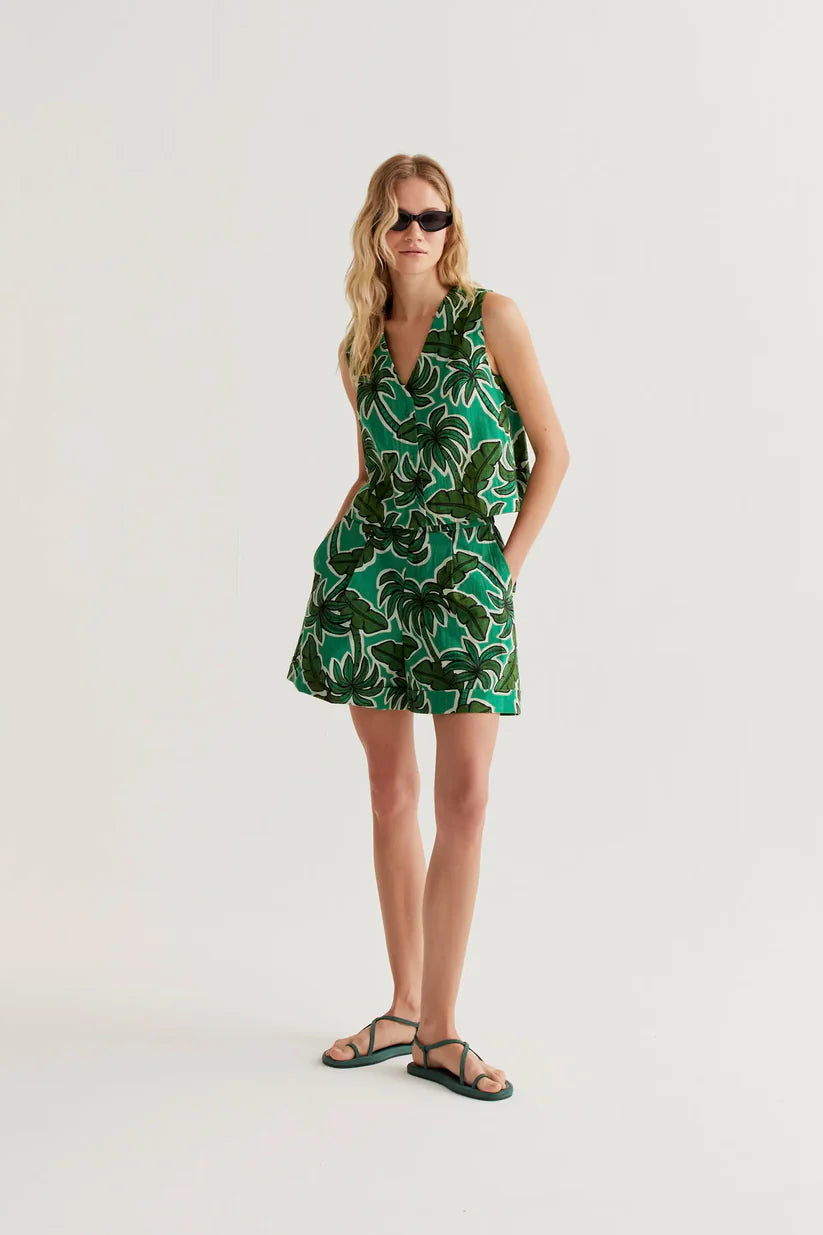 CHALECO ESTAMPADO PALM TREE COMPAÑÍA FANTÁSTICA