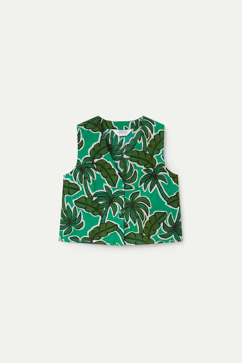 CHALECO ESTAMPADO PALM TREE COMPAÑÍA FANTÁSTICA