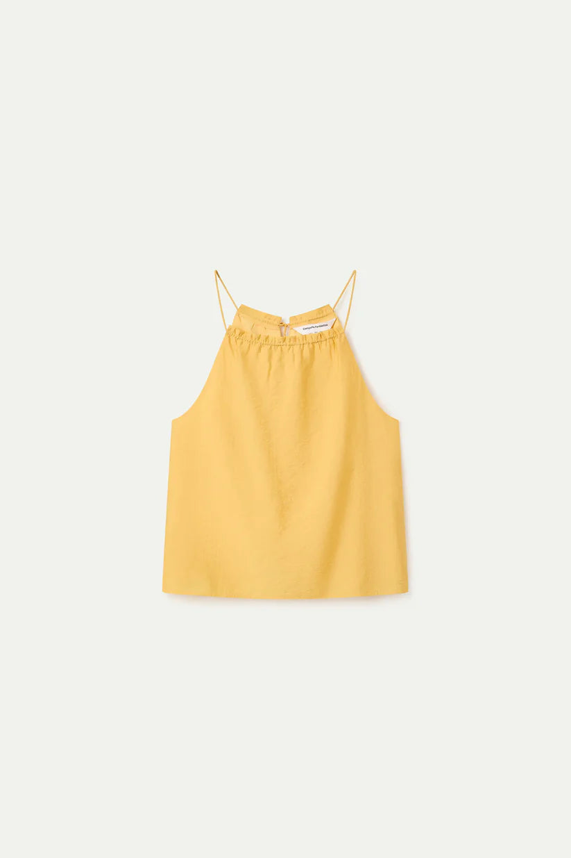 TOP HALTER AMARILLO COMPAÑÍA FANTÁSTICA