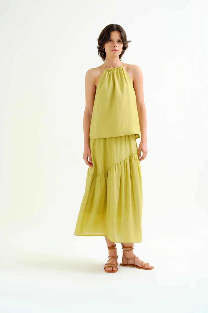 TOP HALTER VERDE COMPAÑÍA FANTÁSTICA
