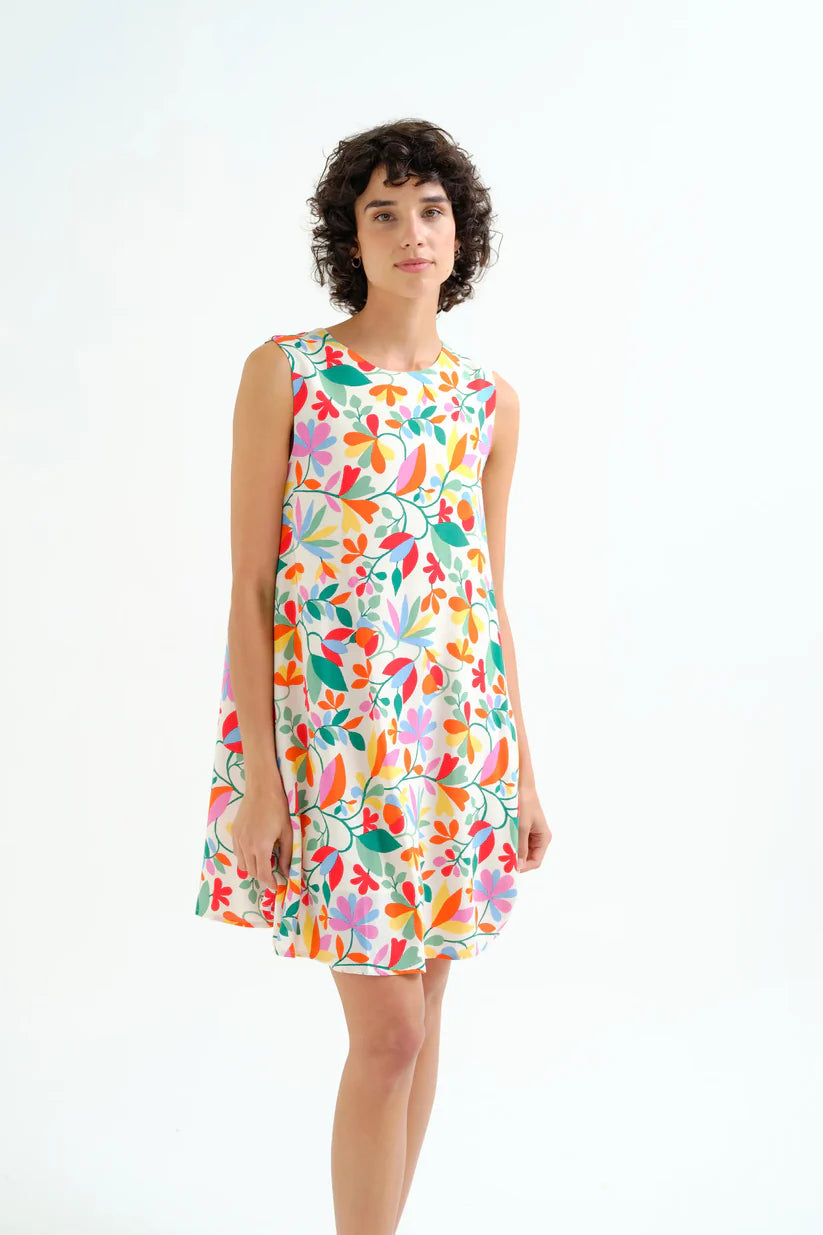 VESTIDO CORTO ESTAMPADO LOTTO COMPAÑÍA FANTÁSTICA