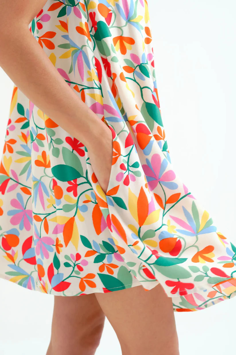 VESTIDO CORTO ESTAMPADO LOTTO COMPAÑÍA FANTÁSTICA