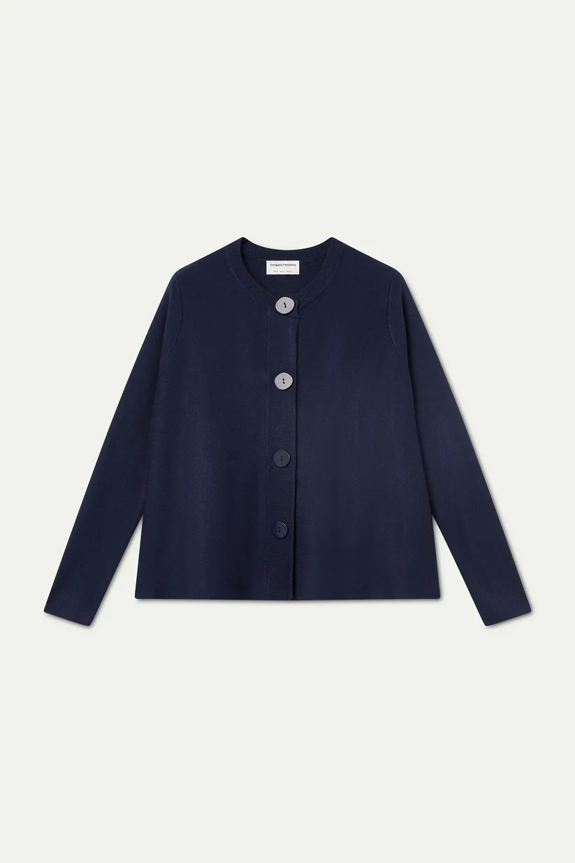 CARDIGAN BÁSICO AZUL MARINO COMPAÑÍA FANTÁSTICA