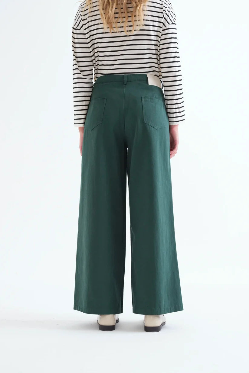 PANTALÓN VAQUERO 100% ALGODÓN VERDE PETRÓLEO COMPAÑÍA FANTÁSTICA