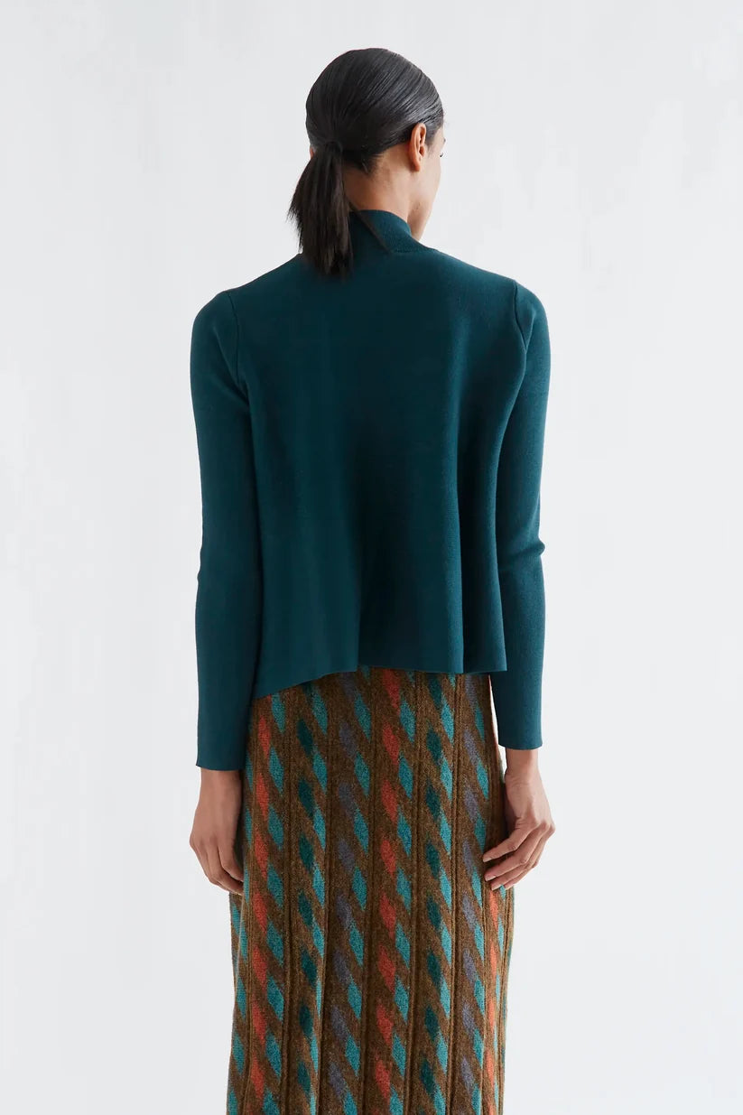 JERSEY CUELLO ALTO BÁSICO VERDE OSCURO COMPAÑÍA FANTÁSTICA