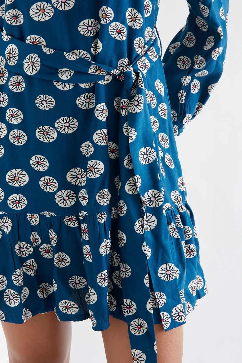 VESTIDO CORTO ESTAMPADO CARTHAMUS COMPAÑÍA FANTÁSTICA