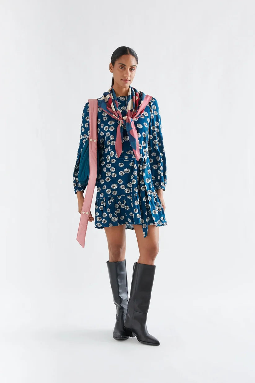VESTIDO CORTO ESTAMPADO CARTHAMUS COMPAÑÍA FANTÁSTICA
