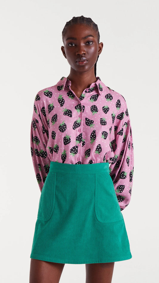 CAMISA ESTAMPADO FRESAS COMPAÑÍA FANTÁSTICA