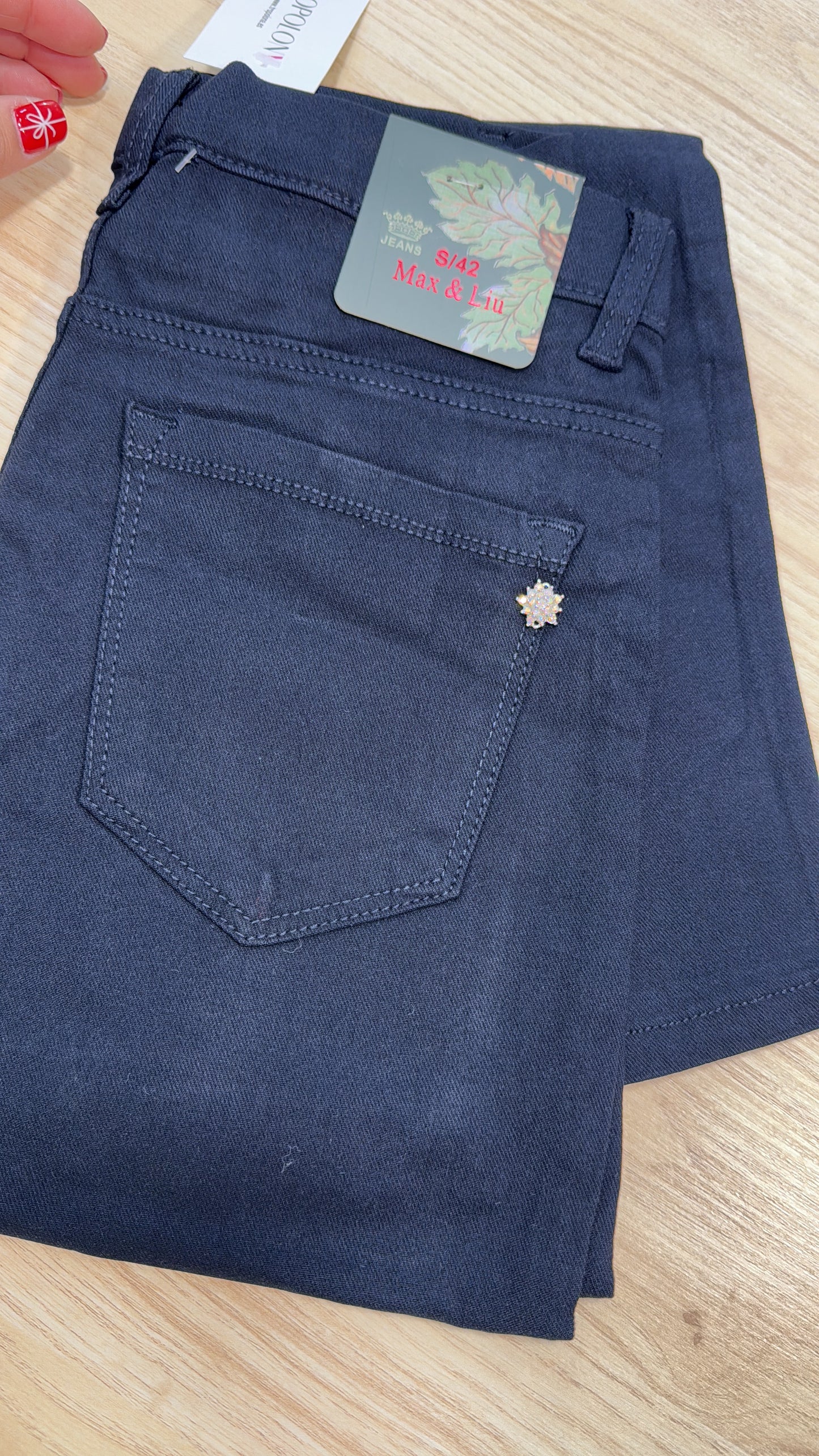 PANTALÓN ELÁSTICO AZUL MARINO