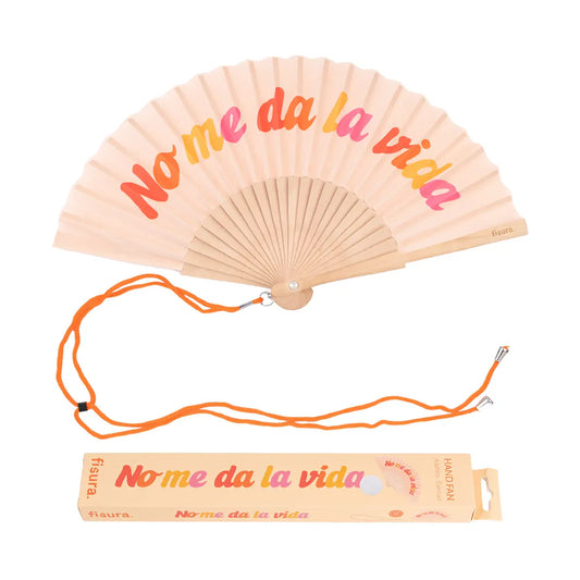 ABANICO ¨NO ME DA LA VIDA¨ FISURA