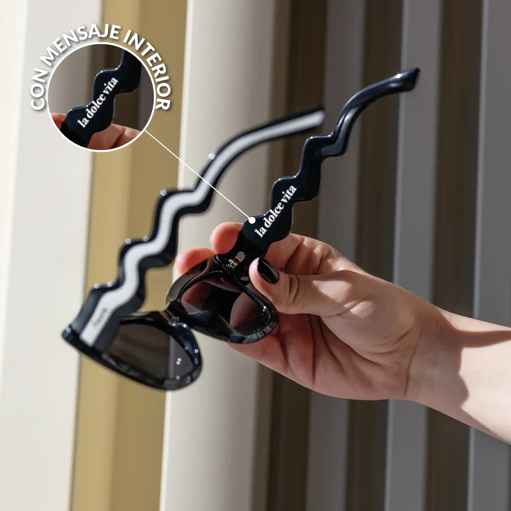 GAFAS DE SOL  ONDAS ¨LA DOLCE VITA¨FISURA