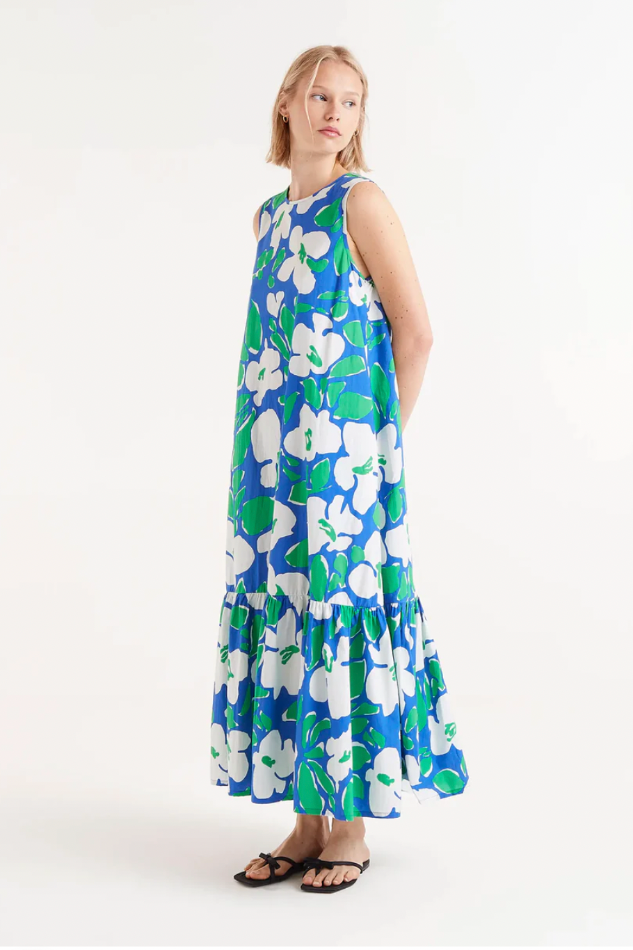 VESTIDO LARGO ESTAMPADO FLORAL BOSCO COMPAÑÍA FANTÁSTICA