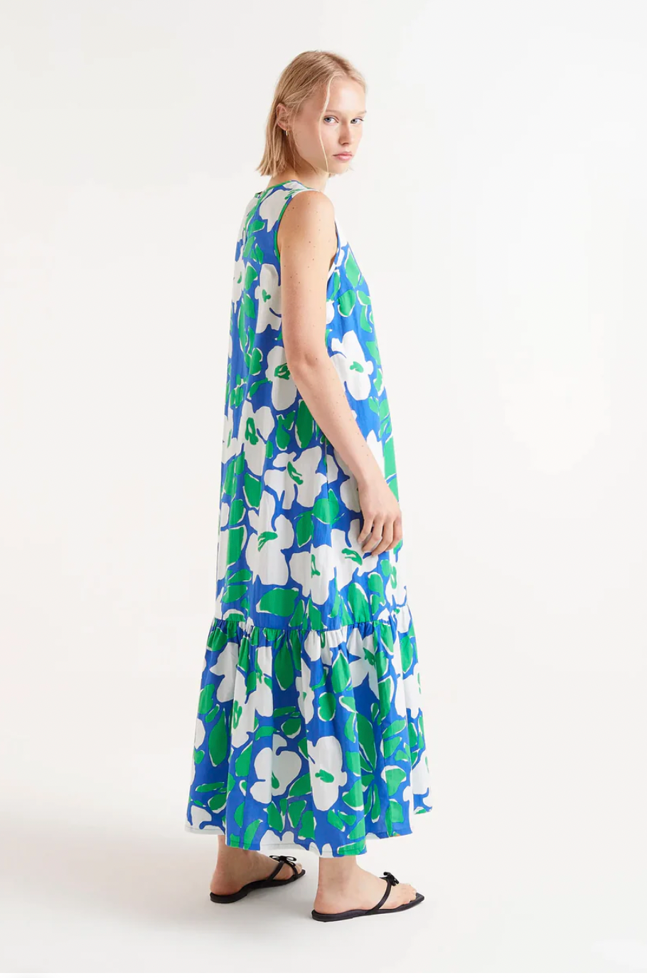 VESTIDO LARGO ESTAMPADO FLORAL BOSCO COMPAÑÍA FANTÁSTICA