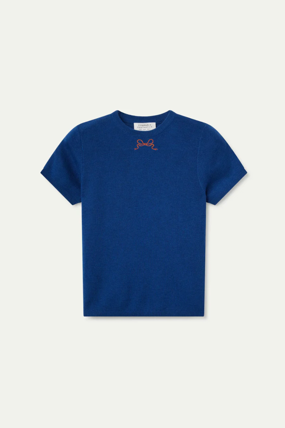 TOP DE PUNTO CON LAZO AZUL COMPAÑIA FANTÁSTICA