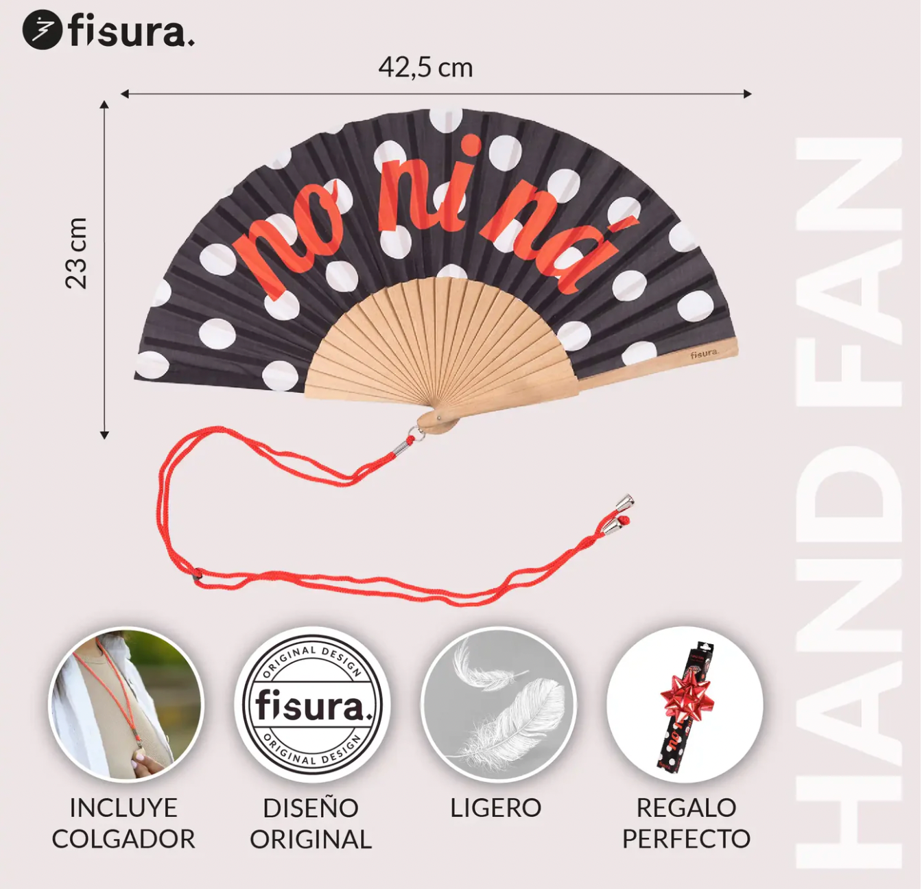 ABANICO ¨NO NI NÁ¨ FISURA