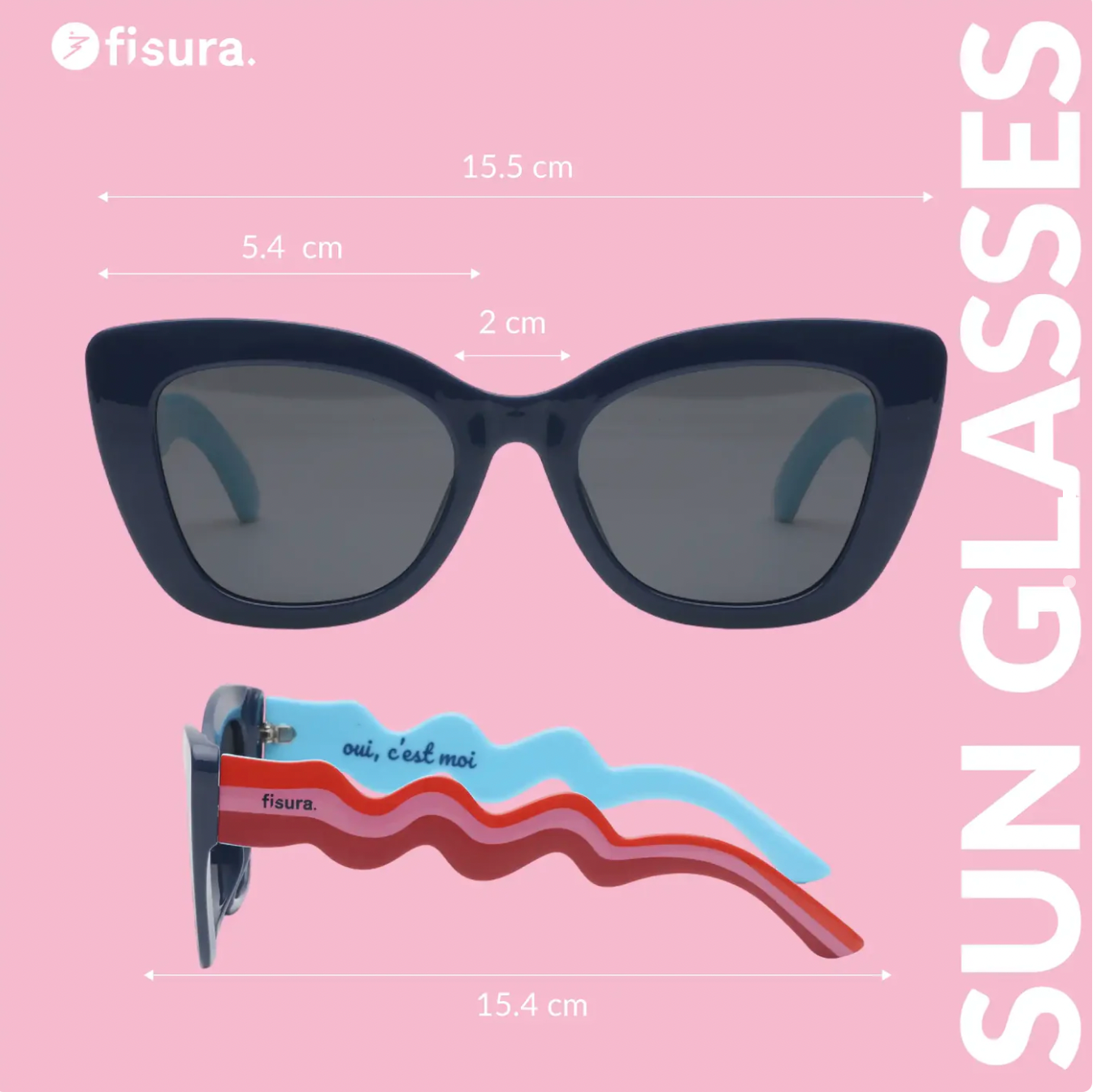 GAFAS DE SOL ¨OUI, C'EST MOI¨ FISURA