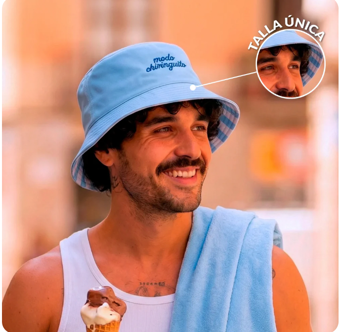 GORRO PESCADOR "MODO CHIRINGUITO" FISURA
