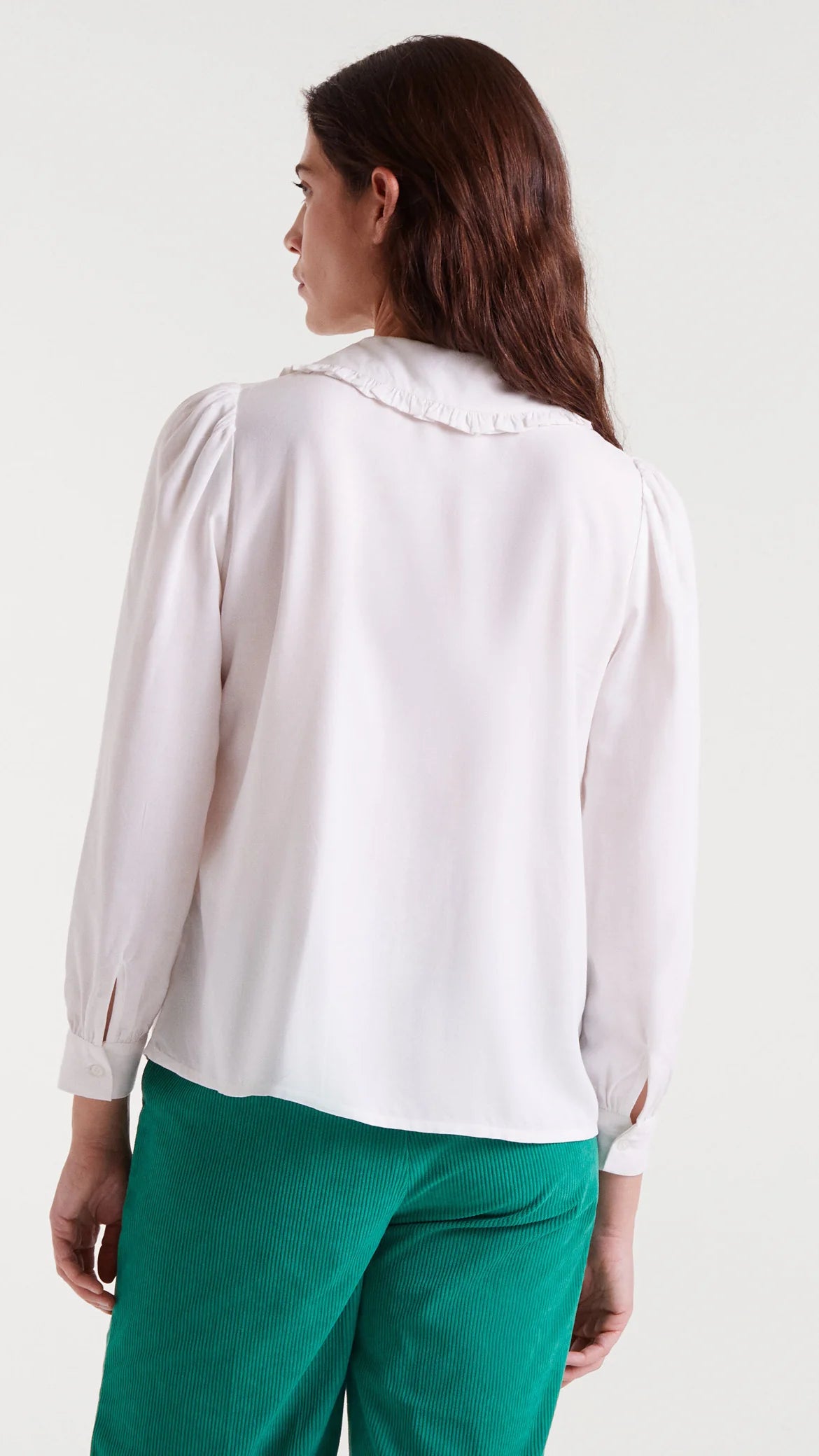 CAMISA BLANCA BORDADO CORAZONES COMPAÑÍA FANTÁSTICA