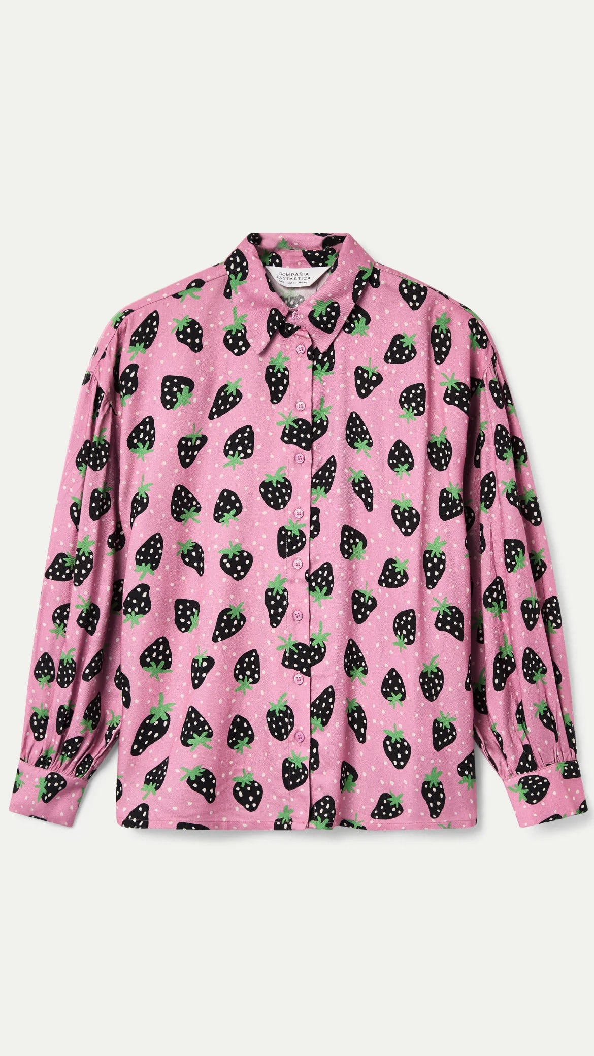CAMISA ESTAMPADO FRESAS COMPAÑÍA FANTÁSTICA