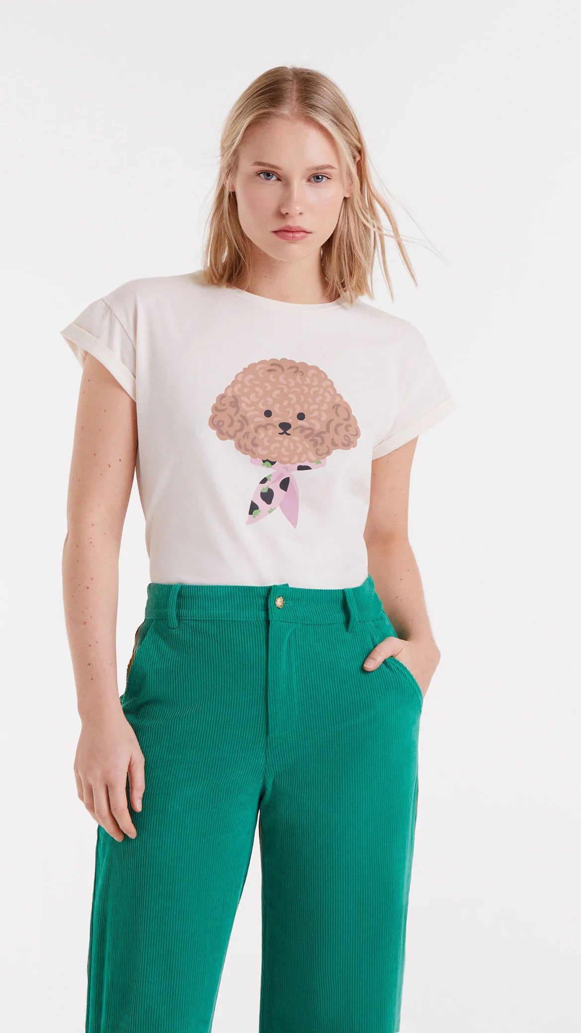 CAMISETA ESTAMPADO CANICHE COMPAÑÍA FANTÁSTICA
