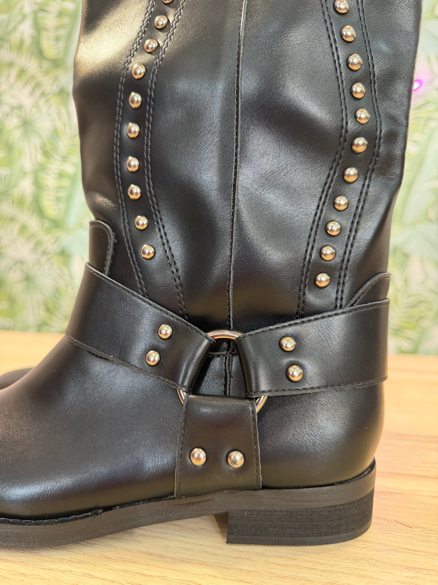BOTAS BIKER NEGRA CORINA