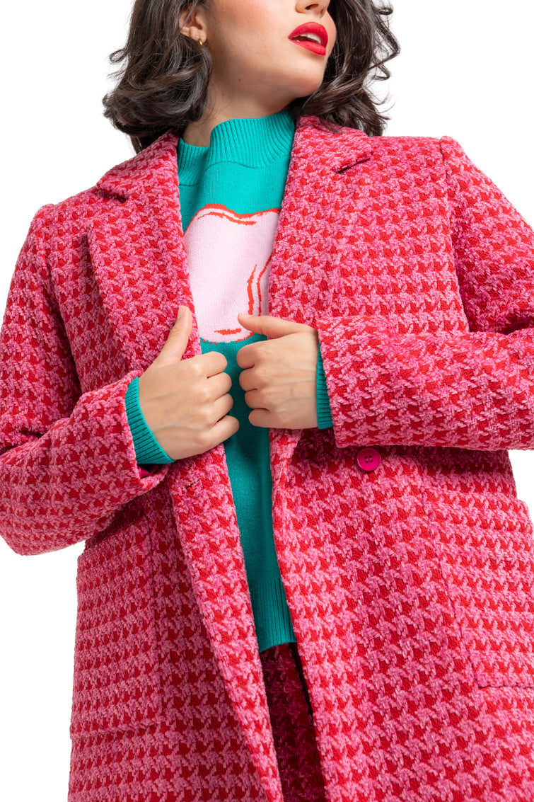 BLAZER OVER BOLSILLOS CROISSANT LOLINA