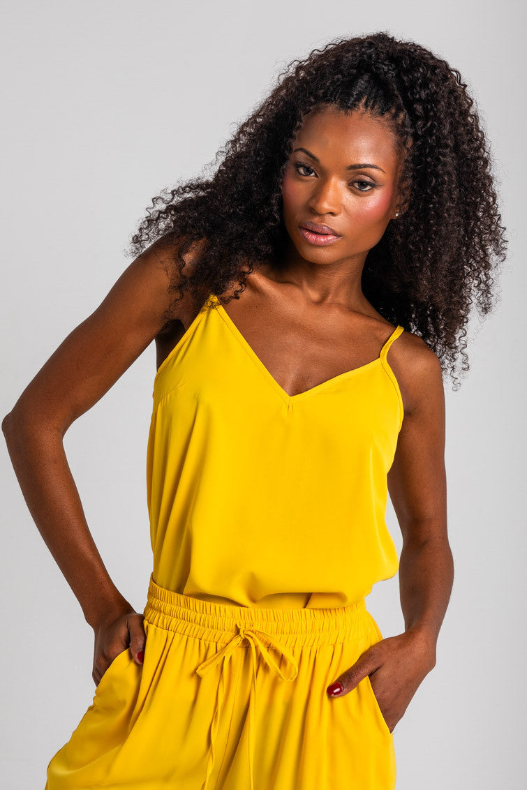 BLUSA LENCERA AMARILLA LA FARAONA LOLINA