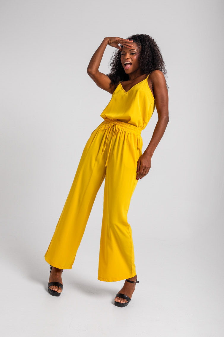 BLUSA LENCERA AMARILLA LA FARAONA LOLINA