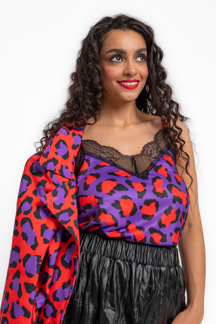 BLUSA LENCERA ANIMAL INSTINCT LOLINA