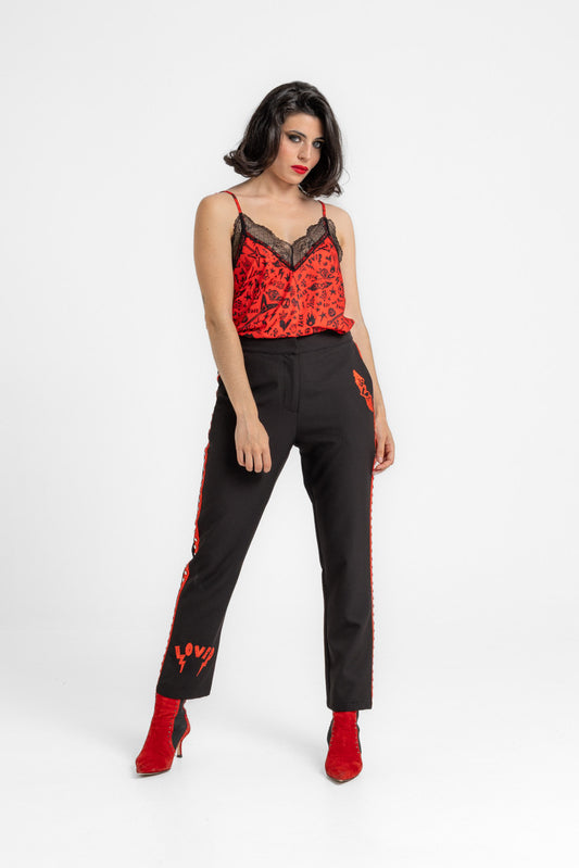 BLUSA LENCERA ROCK AND ROLL LOLINA