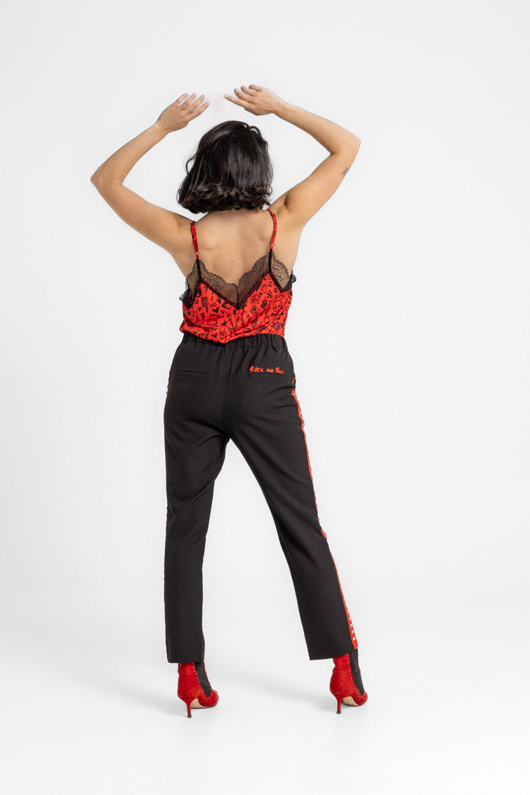 BLUSA LENCERA ROCK AND ROLL LOLINA
