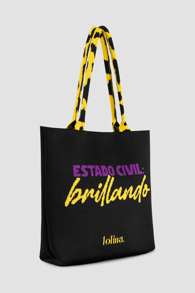 BOLSO TIPO TOTE DE PUNTO JACQUARD LOLINA
